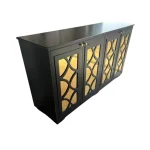 Black & Gold Bespoke TV cabinet/sideboard