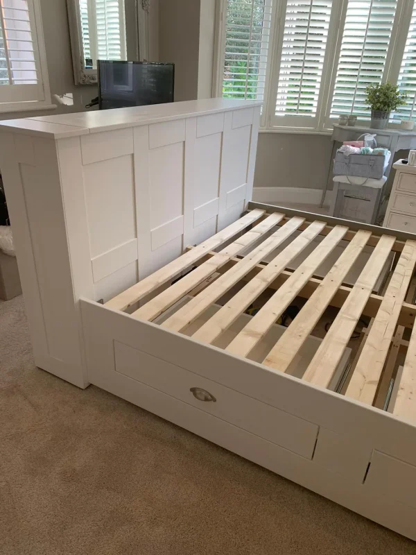 Custom Wooden Motorized TV Bed Frame