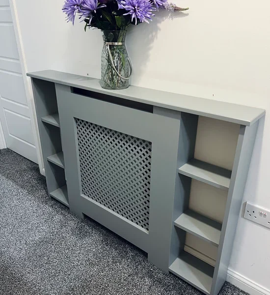 Grill Radiator Cover with side shelves