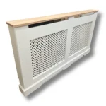 Radiator Cover: Regency Grill Design with Solid Oak Top