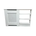 Radiator Cover with Vertical Slats & Shelf