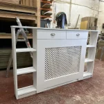 Radiator Cover – Grill with side shelves and drawers