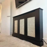 Bespoke Radiator cover with Rattan Grill