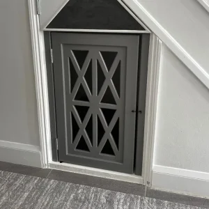 Custom-Made Grey Baby and Pet Safety Gate
