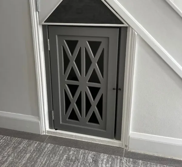 Custom-Made Grey Baby and Pet Safety Gate