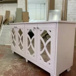 Mirrored sideboard / TV cabinet – Middleton Pink