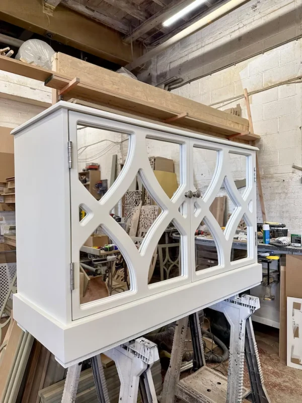 Bespoke Mirrored TV cabinet/sideboard