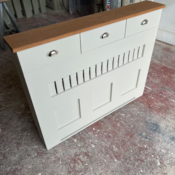 Stoney Ground Oak Top Cover with Panel Storage
