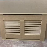 Unpainted Horizontal Slat Radiator Cover