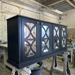 Black Bespoke Florence TV cabinet/sideboard