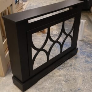 The Florence Black Mirrored Radiator Cover