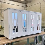 White Mirrored sideboard / TV cabinet
