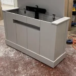 Panelled Motorised TV Stand