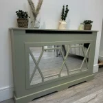 The Grace Mirrored Radiator Cover – French Gray