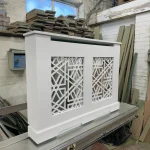 Sectioned Abstract Radiator Cover