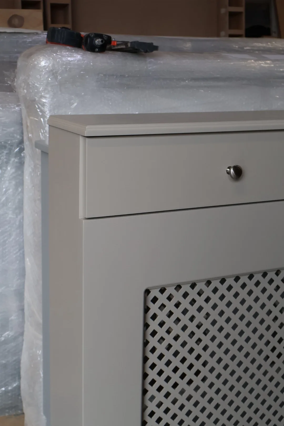 Bespoke Regency Grill Radiator Cover with Drawers - Image 3