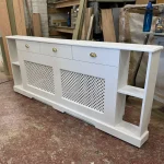 Regency Grill Radiator Cover with side shelves and drawers