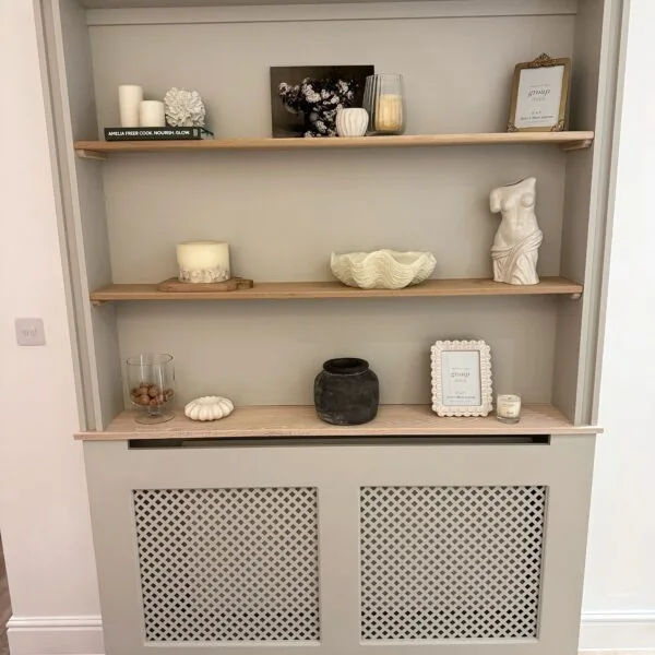 Regency Grill Cover with Built-in Oak Bookshelf