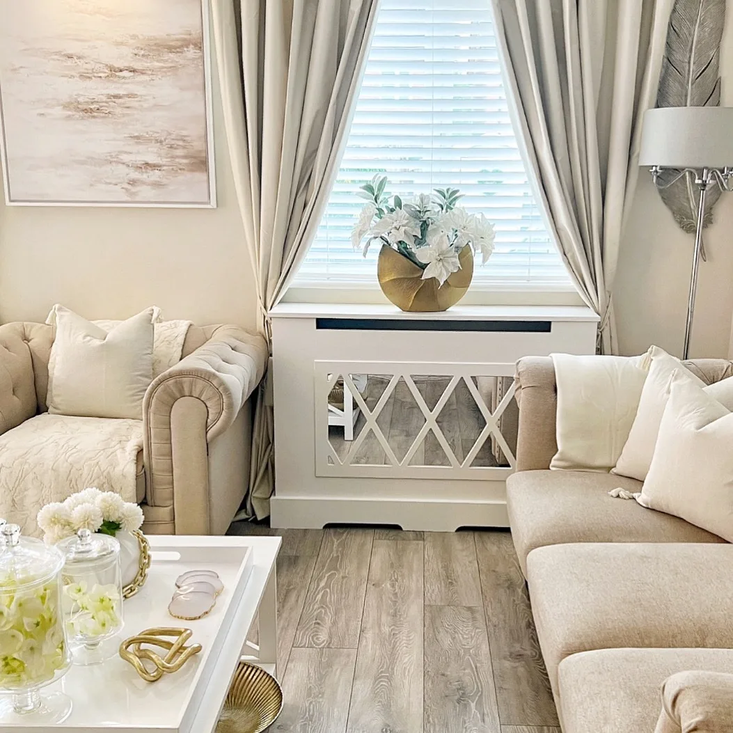 The Bailey Mirrored Radiator Cover