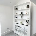 The Poppy bookshelf radiator cover – White