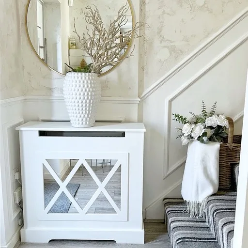The Bailey Mirrored Radiator Cover