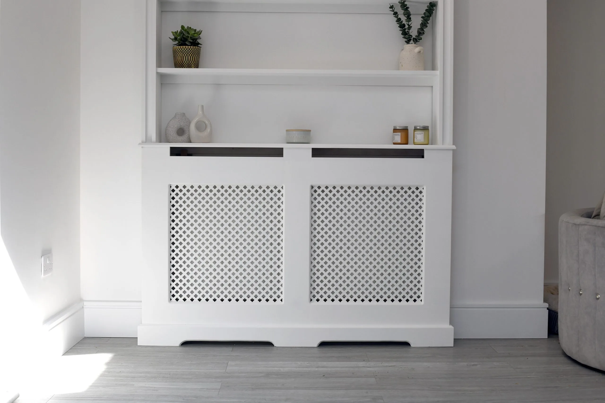 Radiator Cover - Regency Grill - Bookshelf