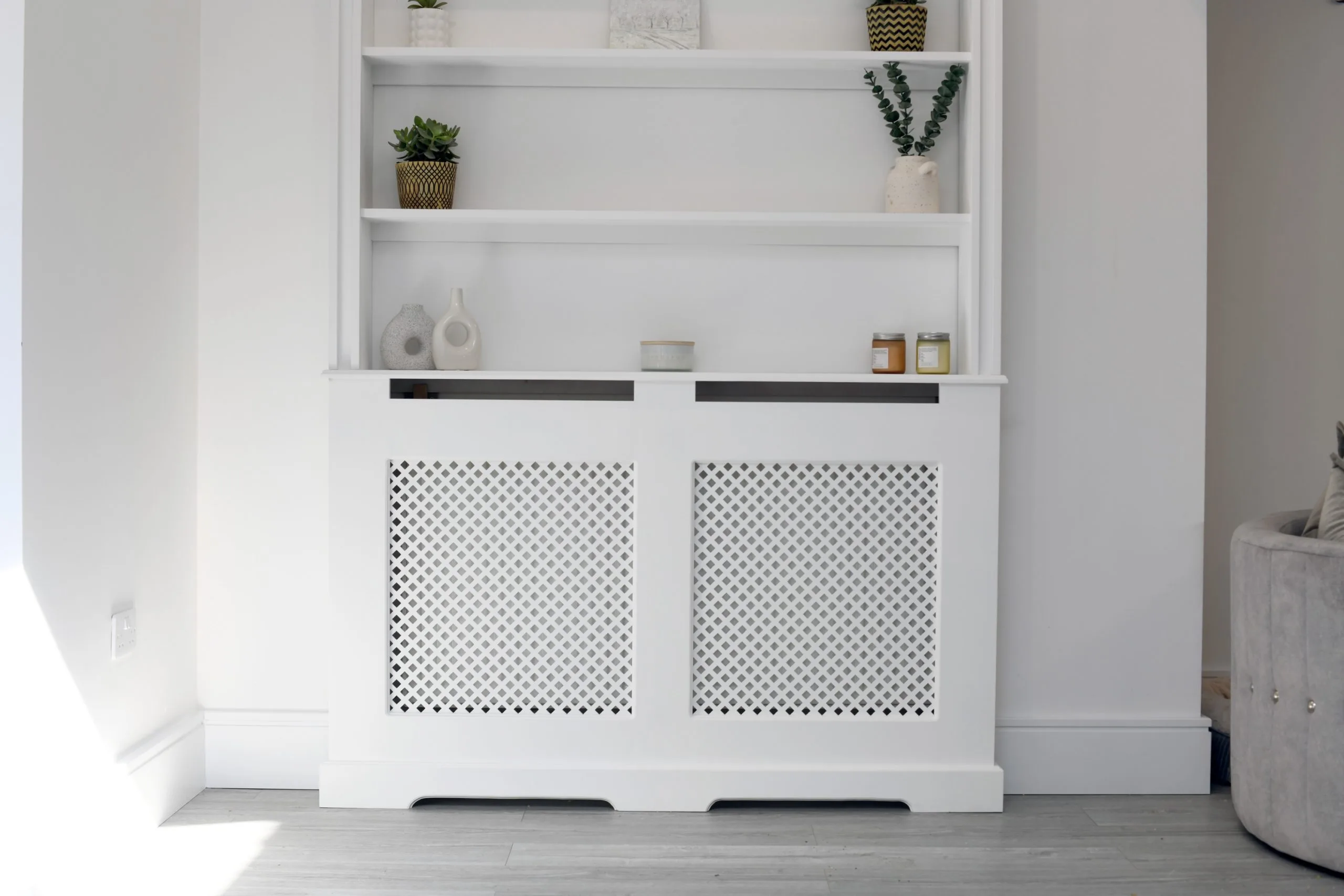 Radiator Cover - Regency Grill - Bookshelf