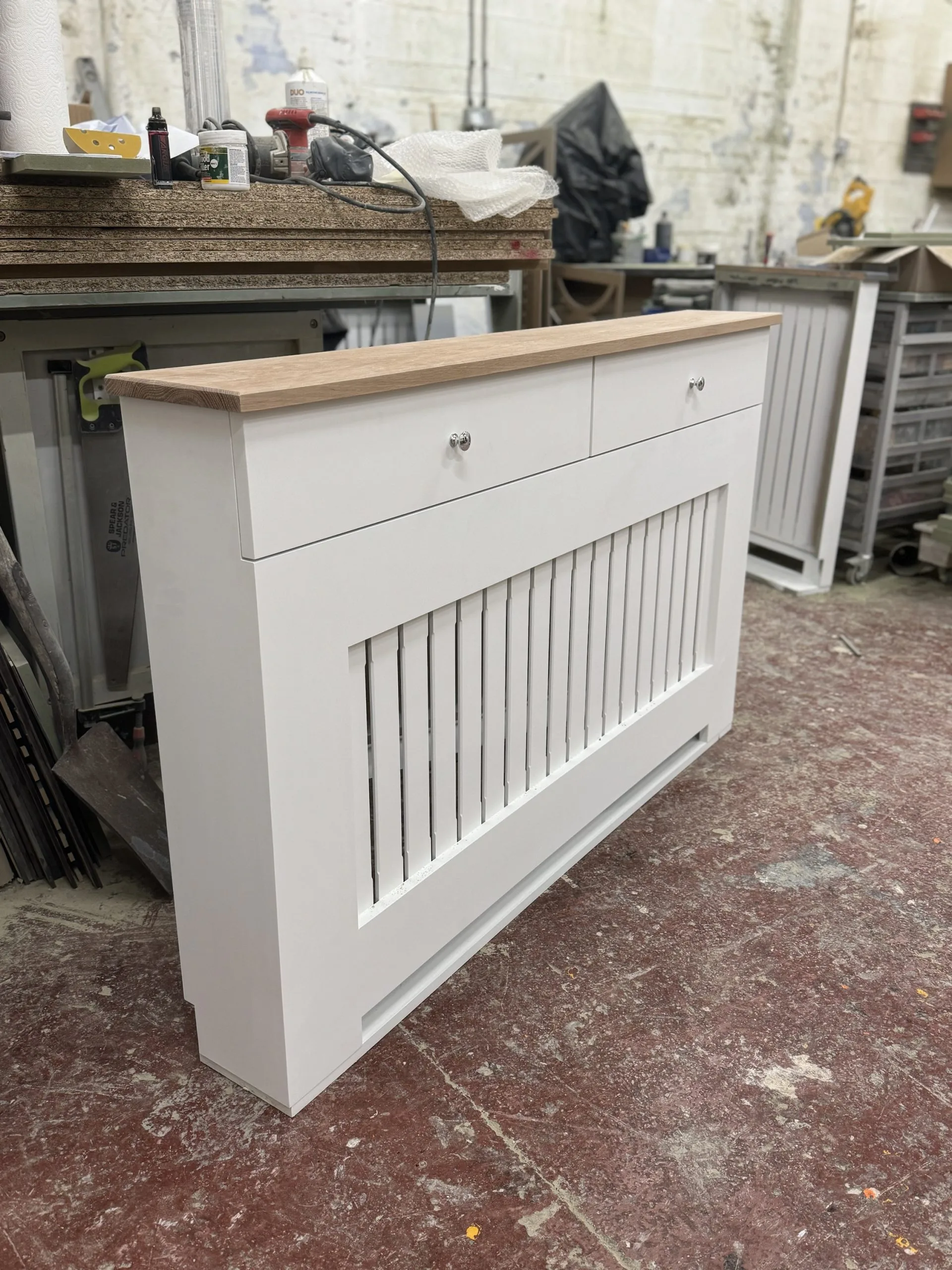 Vertical Slat Radiator Cover