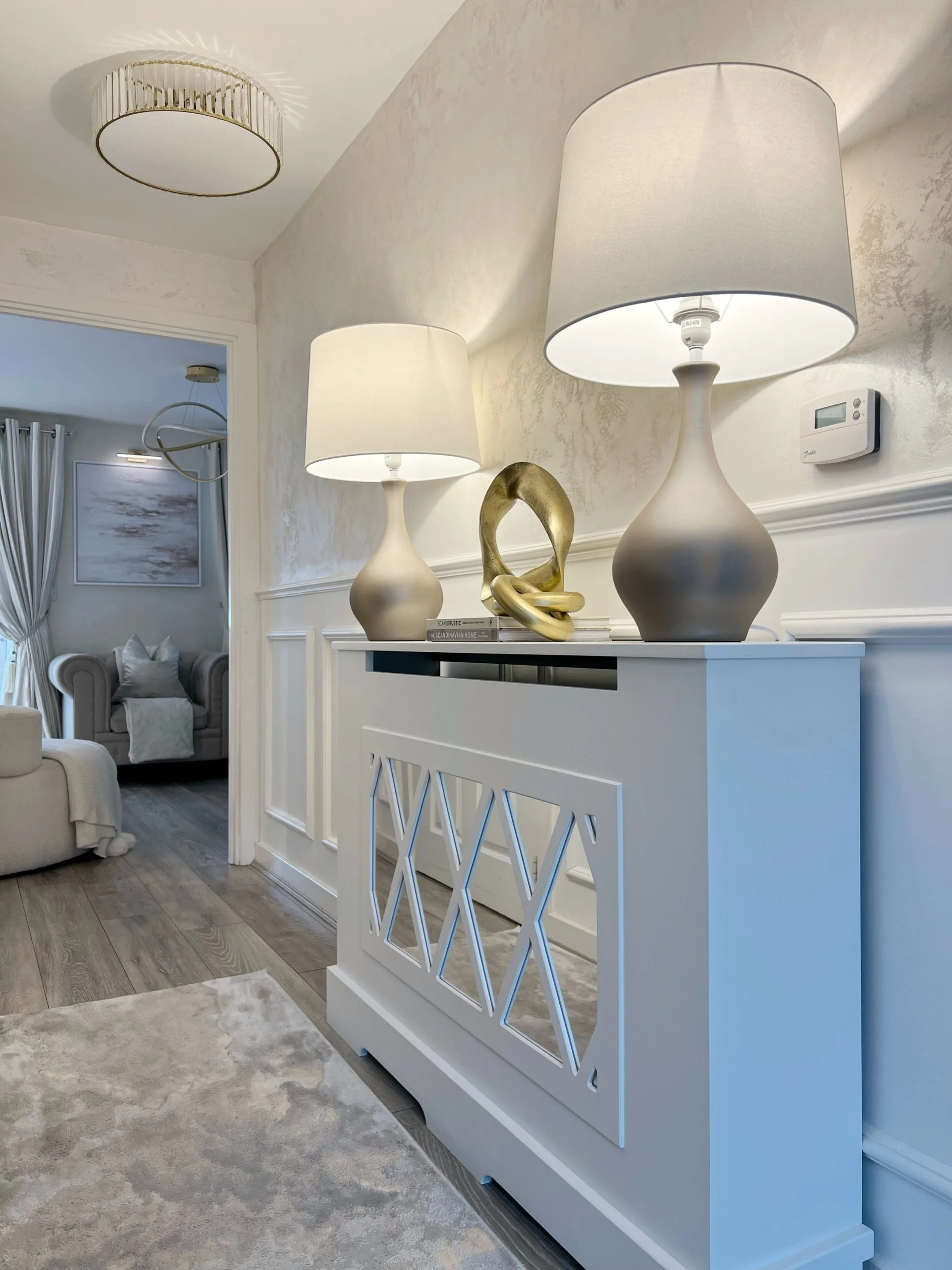 The Bailey Mirrored Radiator Cover