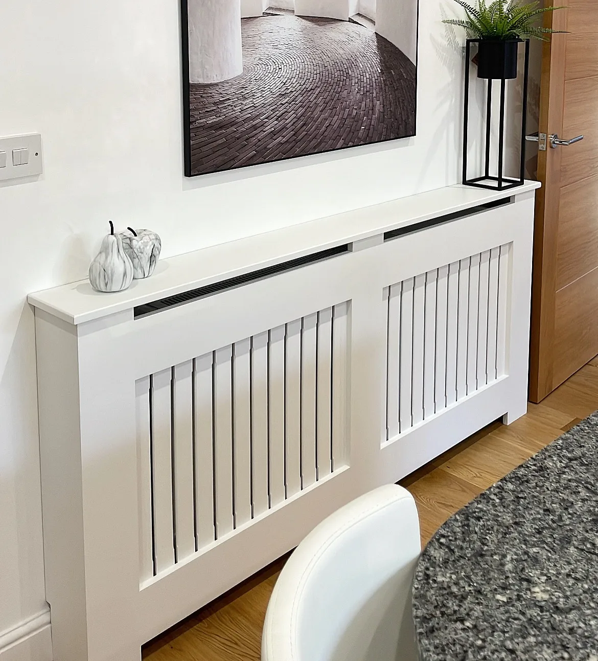 Vertical Slat Radiator Cover