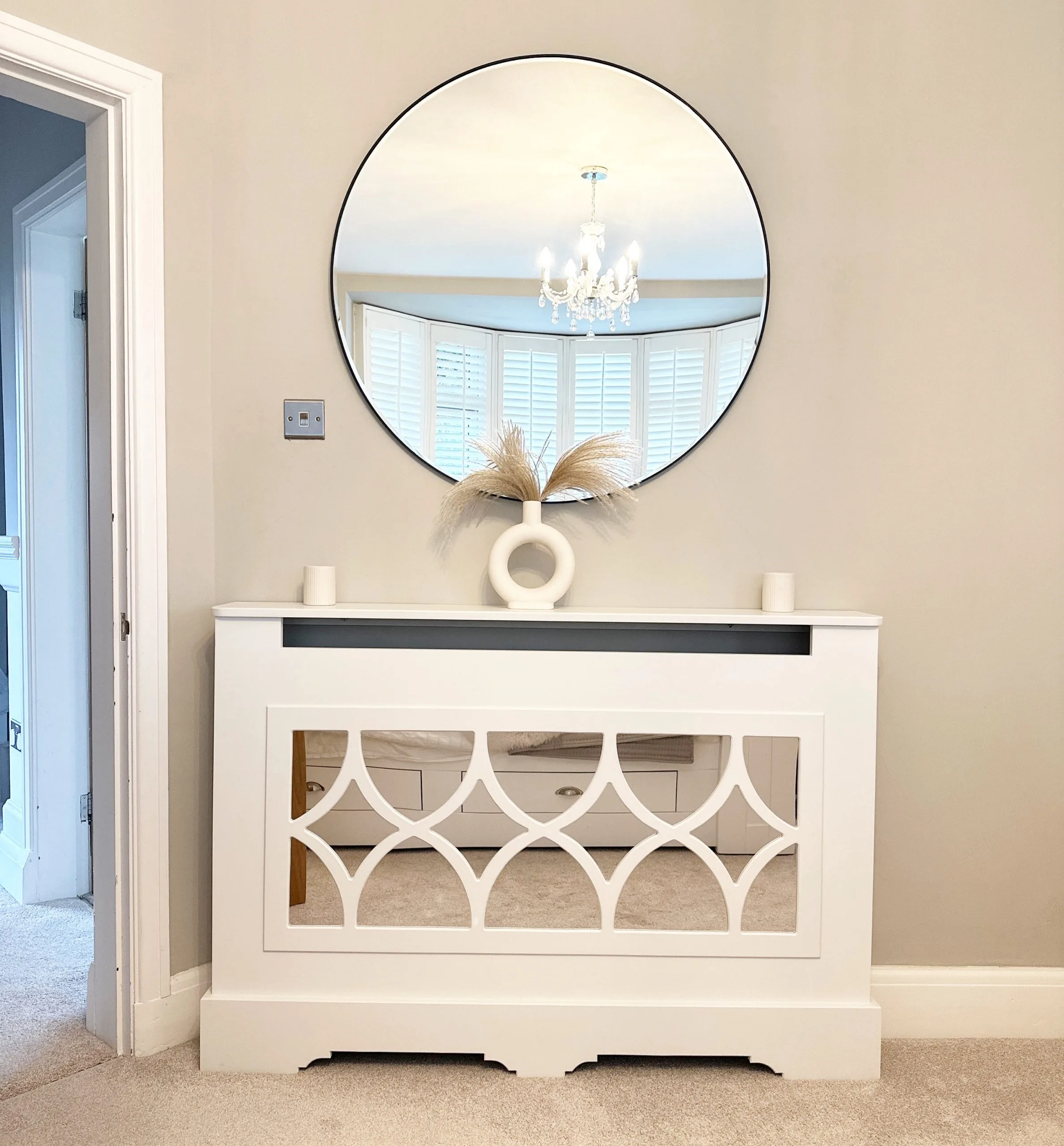 The Florence Mirrored Radiator Cover, Deluxe