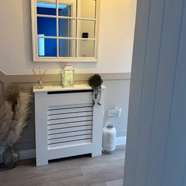 Horizontal Slat Radiator Cover