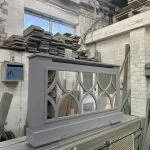 The Florence Grey Mirrored Radiator Cover