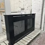 Diamond Grill Radiator Cover – Black