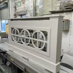 Mirrored Radiator Cover – Circular & Cross Fretwork