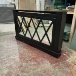 Black Bailey Mirrored Radiator Cover