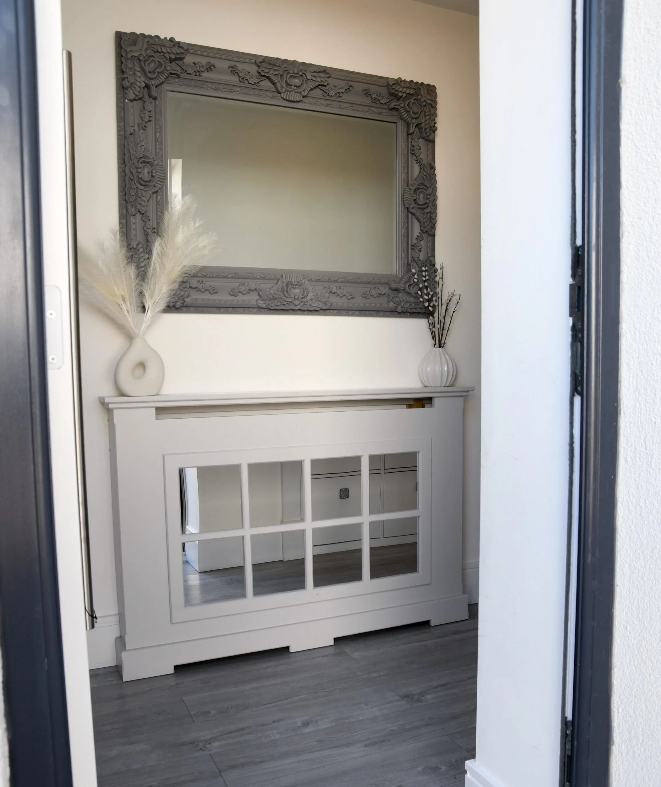 Mirrored Radiator Cover Grid Design (image, ammonite)