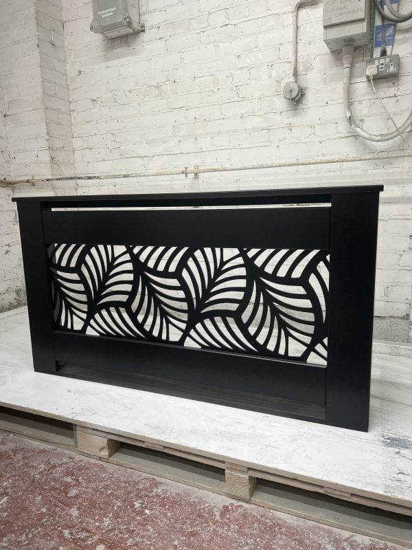 Radiator Cover with Rainforest Grill - Custom Made