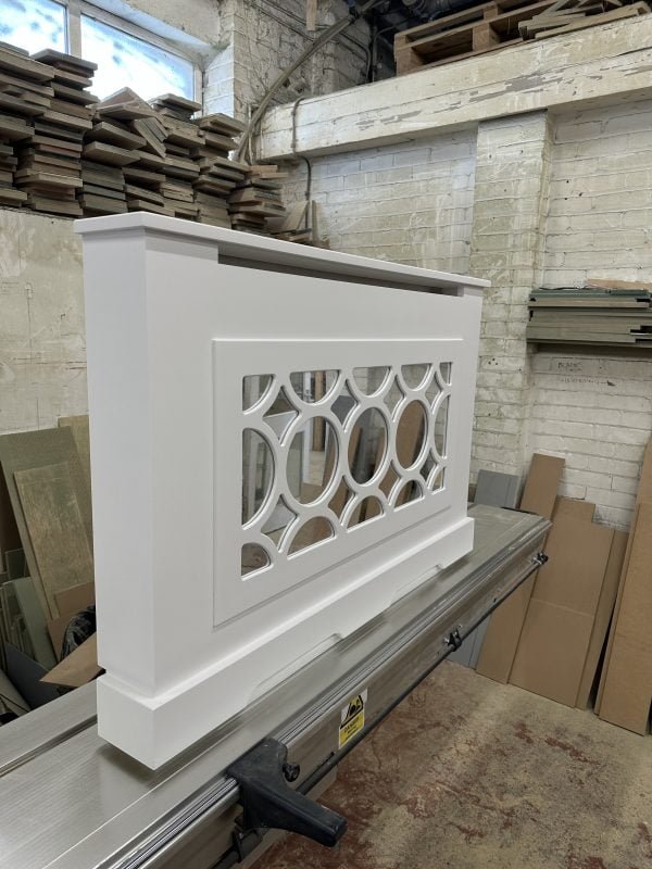 Mirrored Radiator Cover - Circular Fretwork