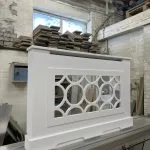 Mirrored Radiator Cover – Circular Fretwork