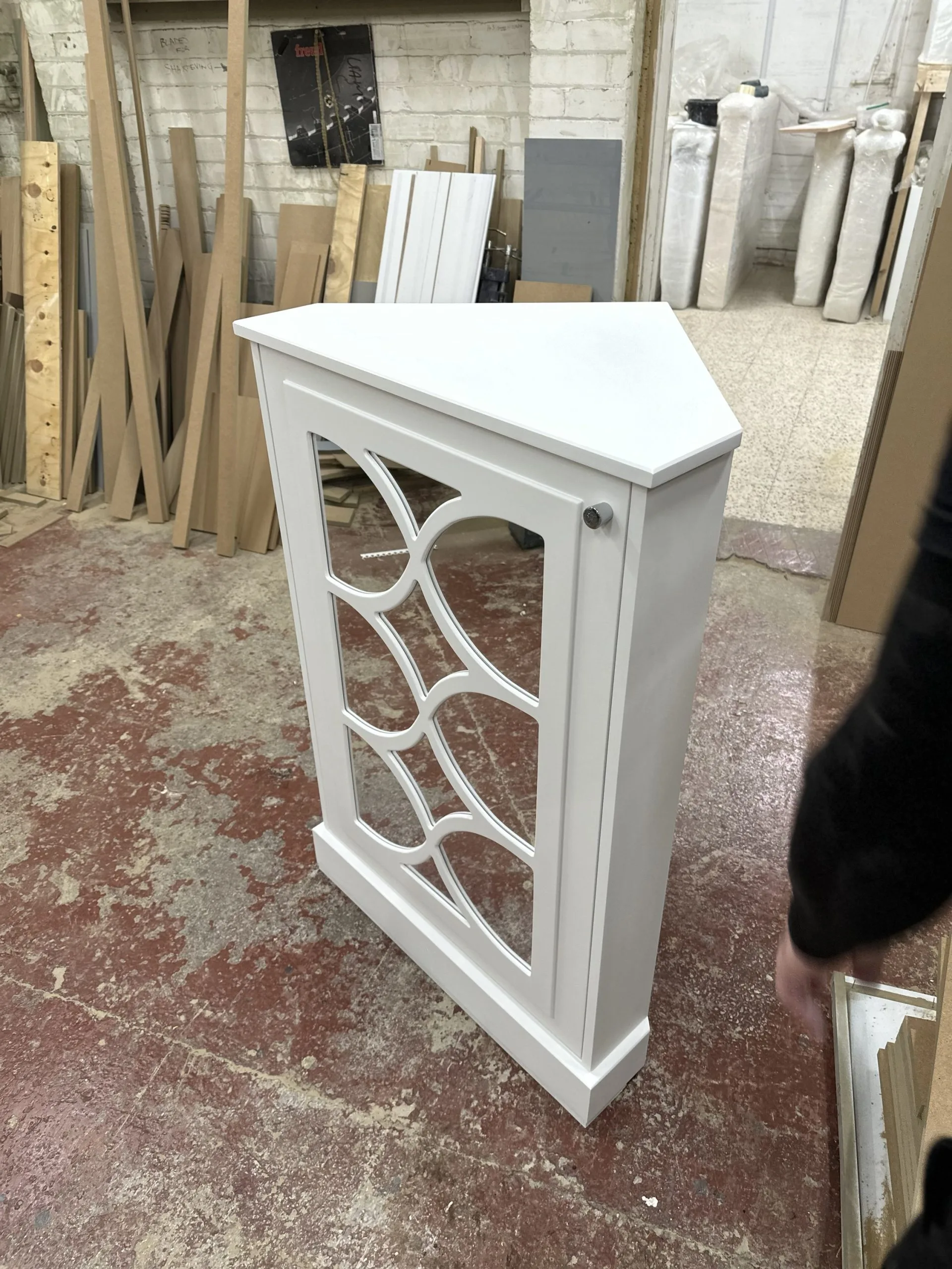 corner unit with storage