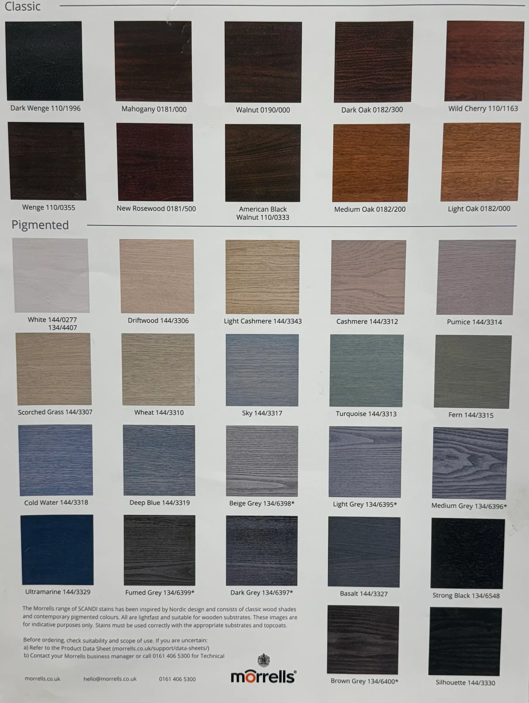 Colour Chart