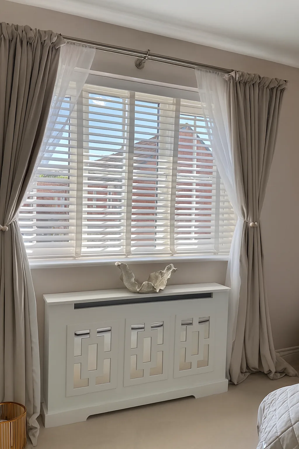 Mirrored Radiator Cover, Rectangle fretwork
