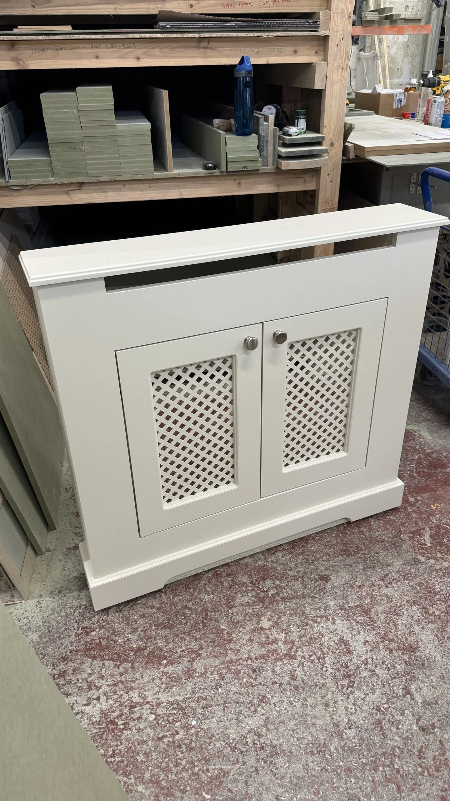 Pointing Double-Door Regency Grill Radiator Cover
