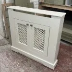Regency grill radiator cover double-door front Radiator Cover (Image Farrow & Ball Pointing)