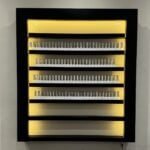 Nail Polish Display, Bespoke Floating Nail Polish Unit with LED Lighting