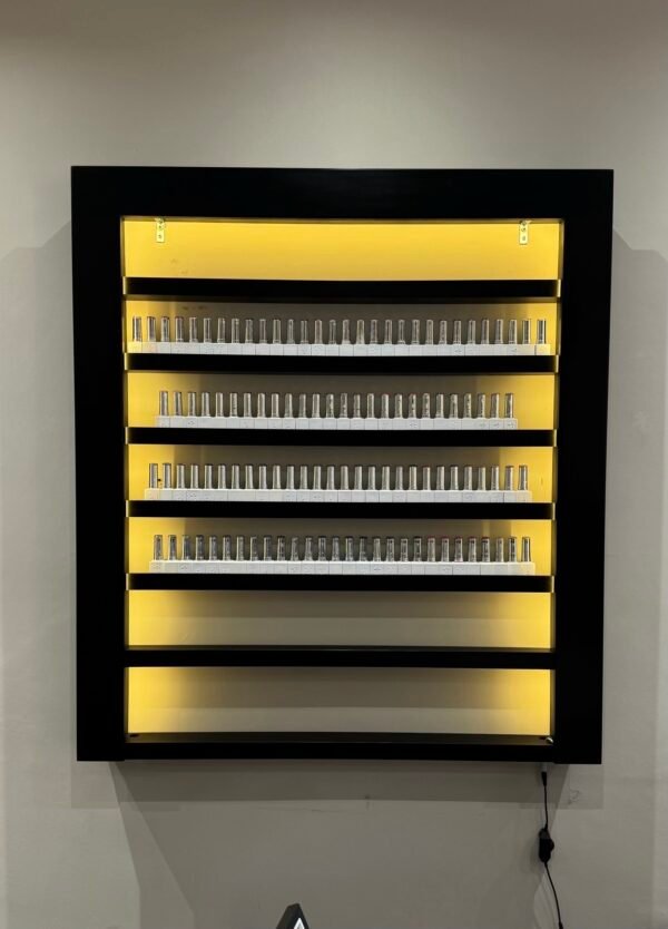 LED-Lit Floating Nail Polish Display Unit
