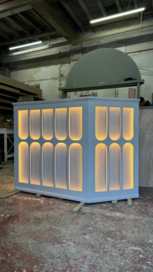 Bespoke Reception Desk, Unique Salon Desk
