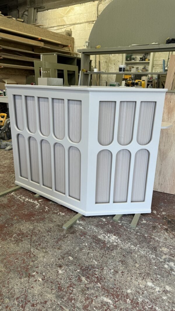Bespoke Reception Desk, Unique Salon Desk