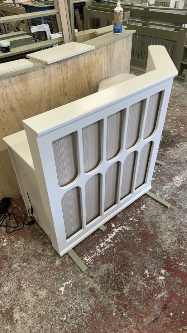 Bespoke Reception Desk, Unique Salon Desk